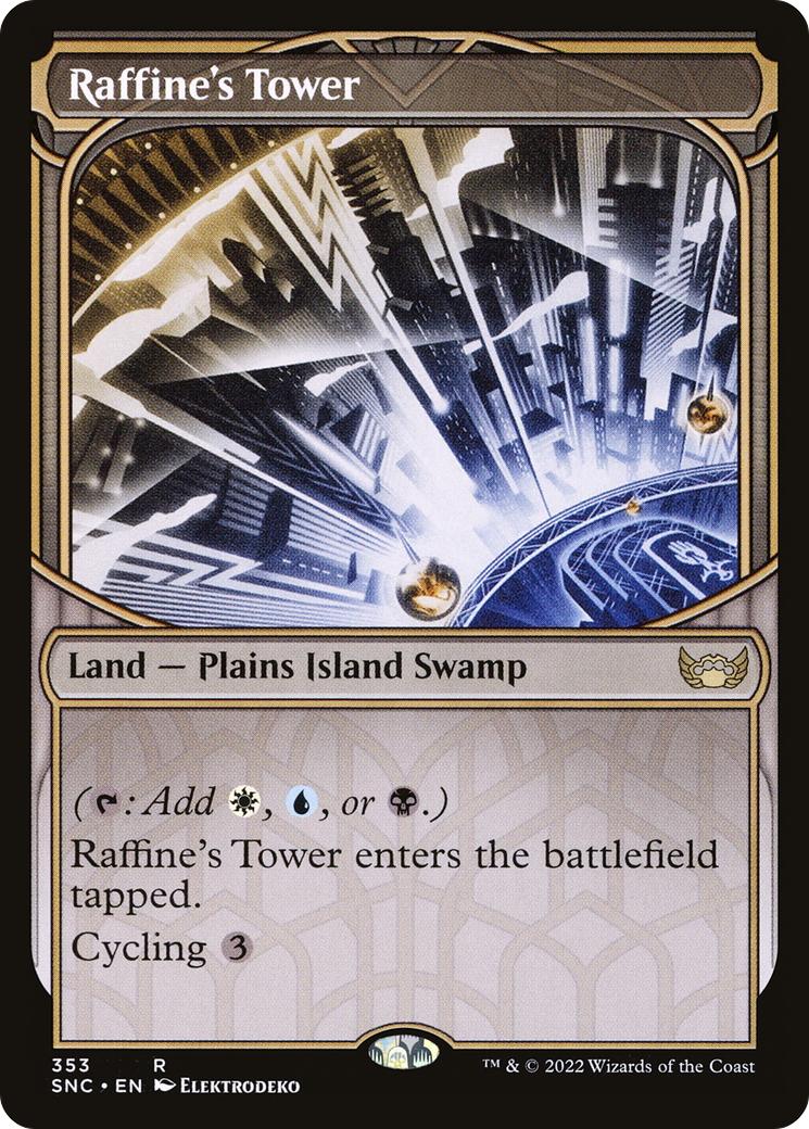 Raffine's Tower (Showcase) (SNC-353) - Streets of New Capenna: (Showcase) Foil