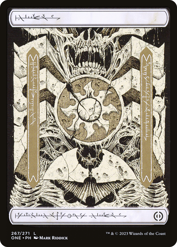Plains (267) - Full Art (ONE-267) - Phyrexia: All Will Be One Foil