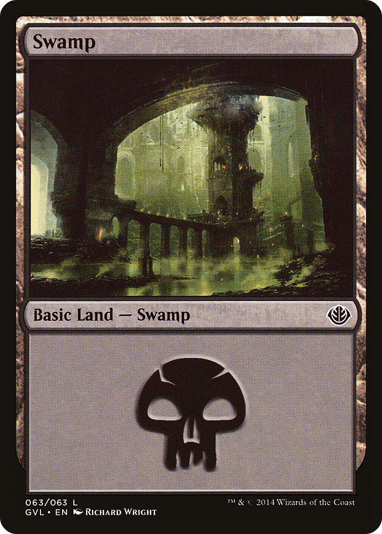 Swamp (63) (Garruk vs. Liliana) (DD3-063) - Duel Decks Anthology: Garruk vs. Liliana