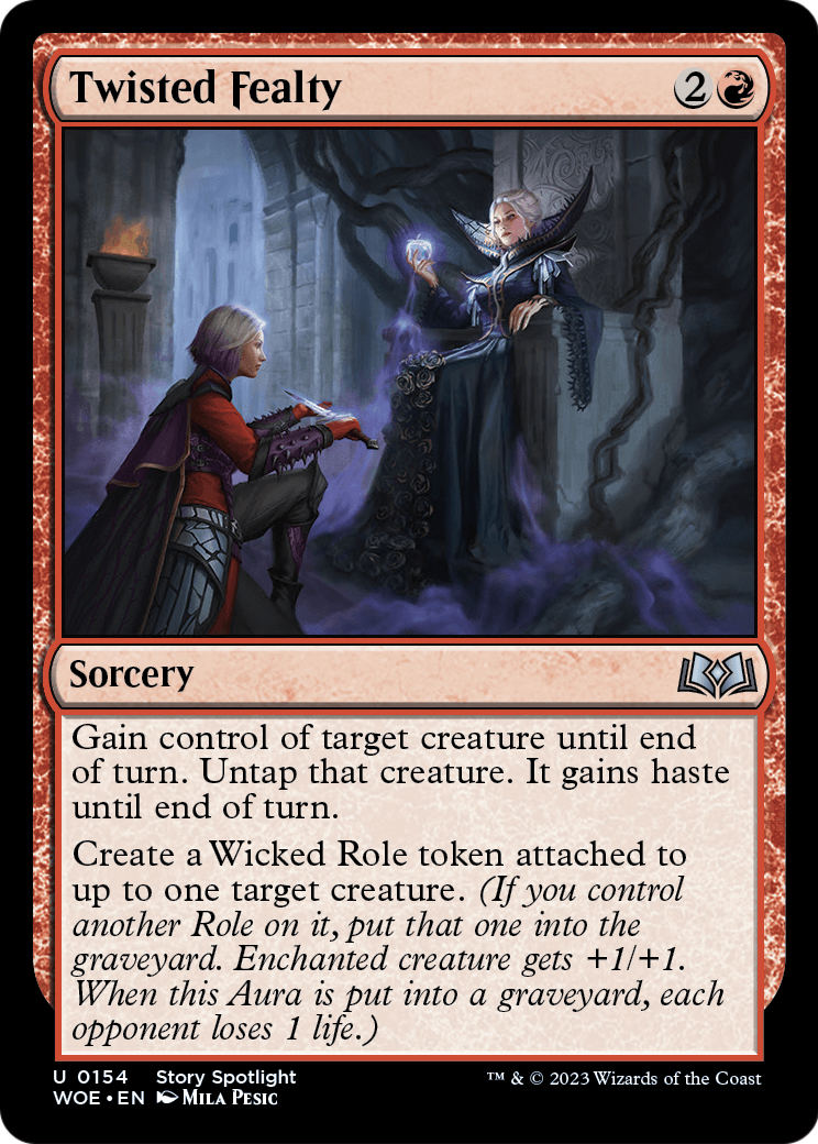 Twisted Fealty (WOE-154) - Wilds of Eldraine