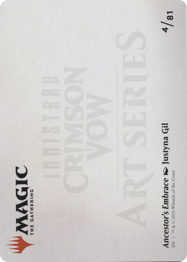 Ancestor's Embrace // Ancestor's Embrace (AVOW-004) - Crimson Vow Art Series (Borderless)