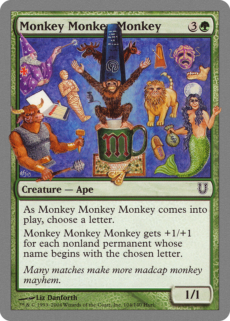 Monkey Monkey Monkey (UNH-104) - Unhinged