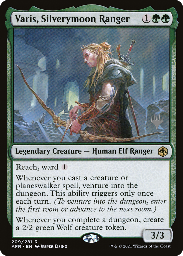 Varis, Silverymoon Ranger (PPAFR-209P) - Adventures in the Forgotten Realms Promos Foil