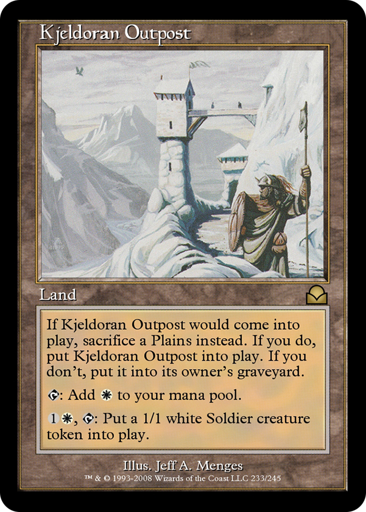 Kjeldoran Outpost (ME2-233) - Masters Edition II Foil