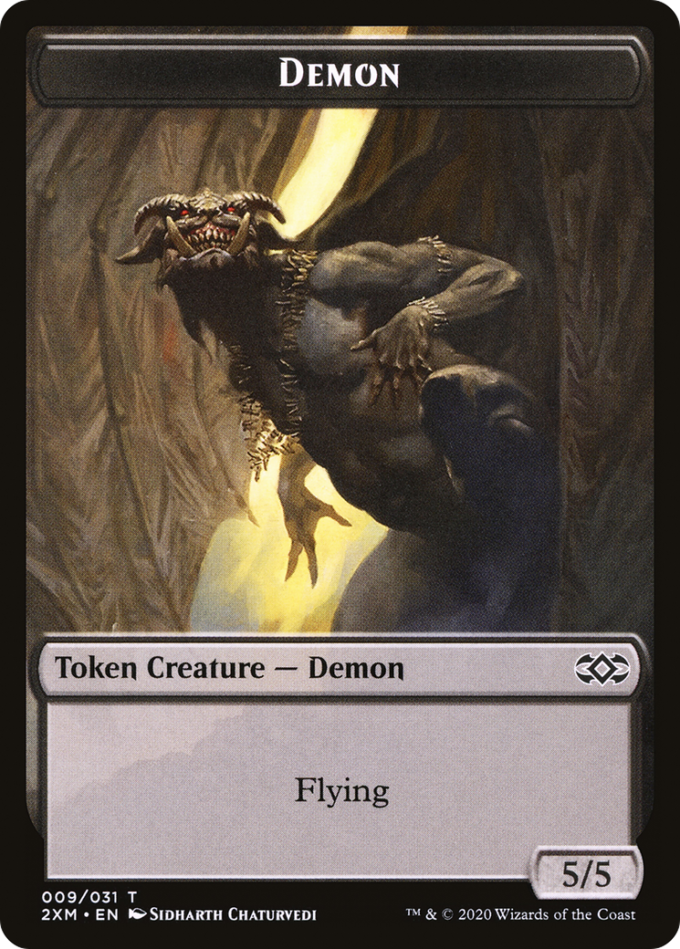 Demon (T2XM-009) - Double Masters Tokens Foil