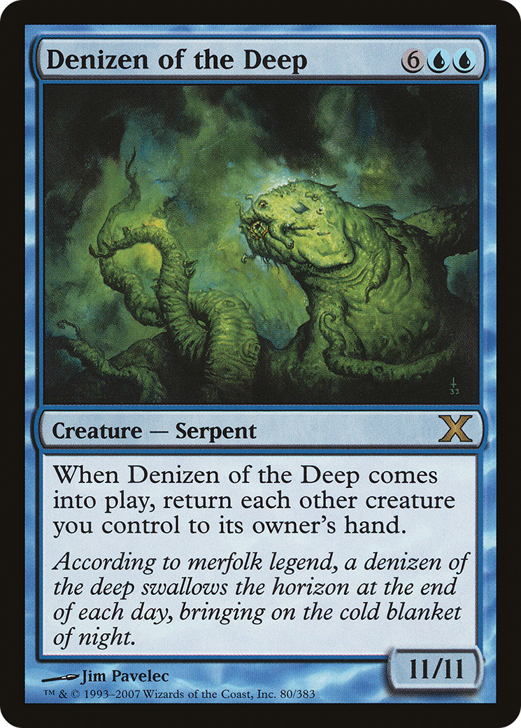 Denizen of the Deep (10E-080) - Tenth Edition