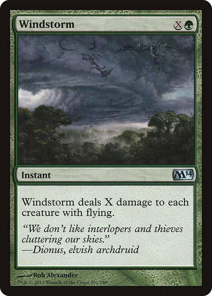 Windstorm (M14-201) - Magic 2014 Foil