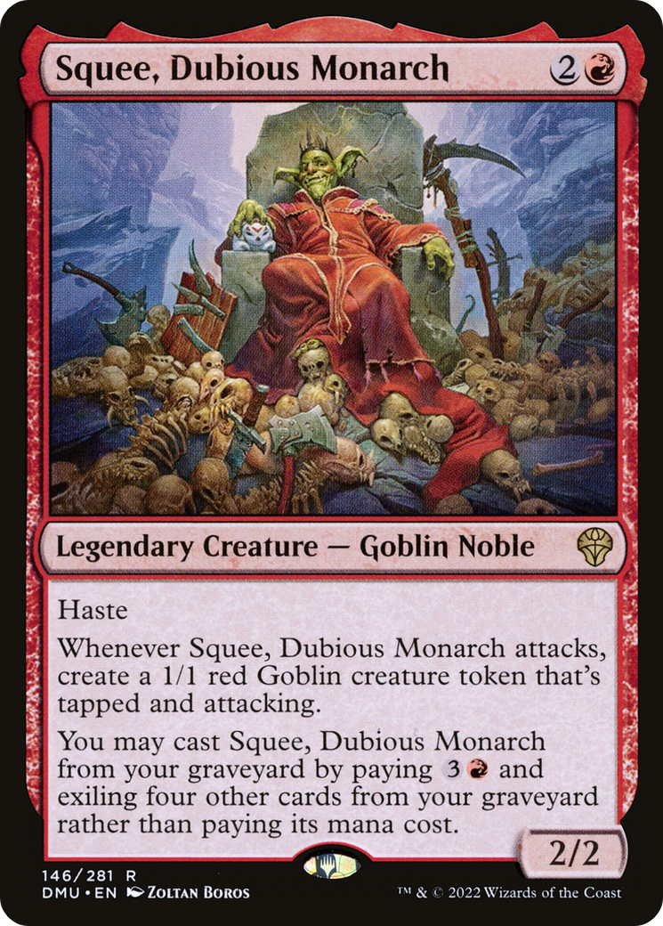 Squee, Dubious Monarch (DMU-146) - Dominaria United Foil