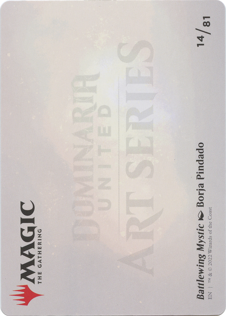 Battlewing Mystic // Battlewing Mystic (ADMU-014) - Dominaria United Art Series (Borderless)