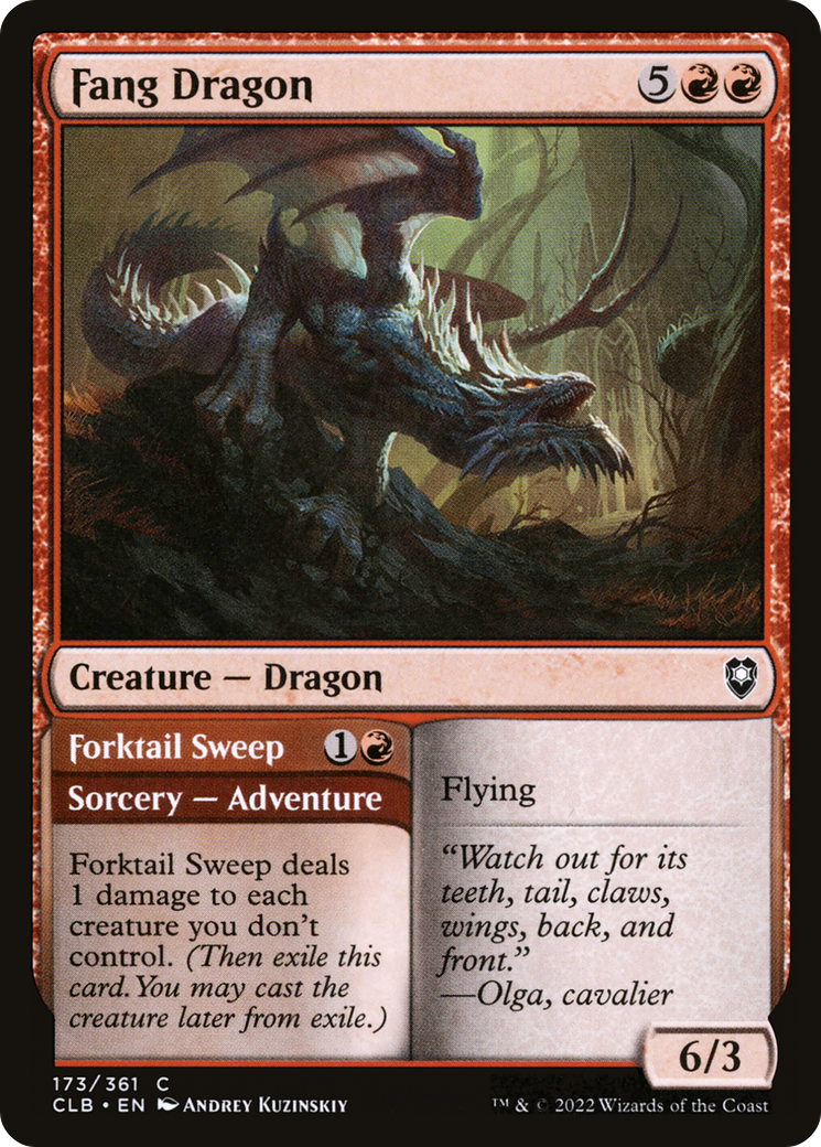 Fang Dragon (CLB-173) - Commander Legends: Battle for Baldur's Gate