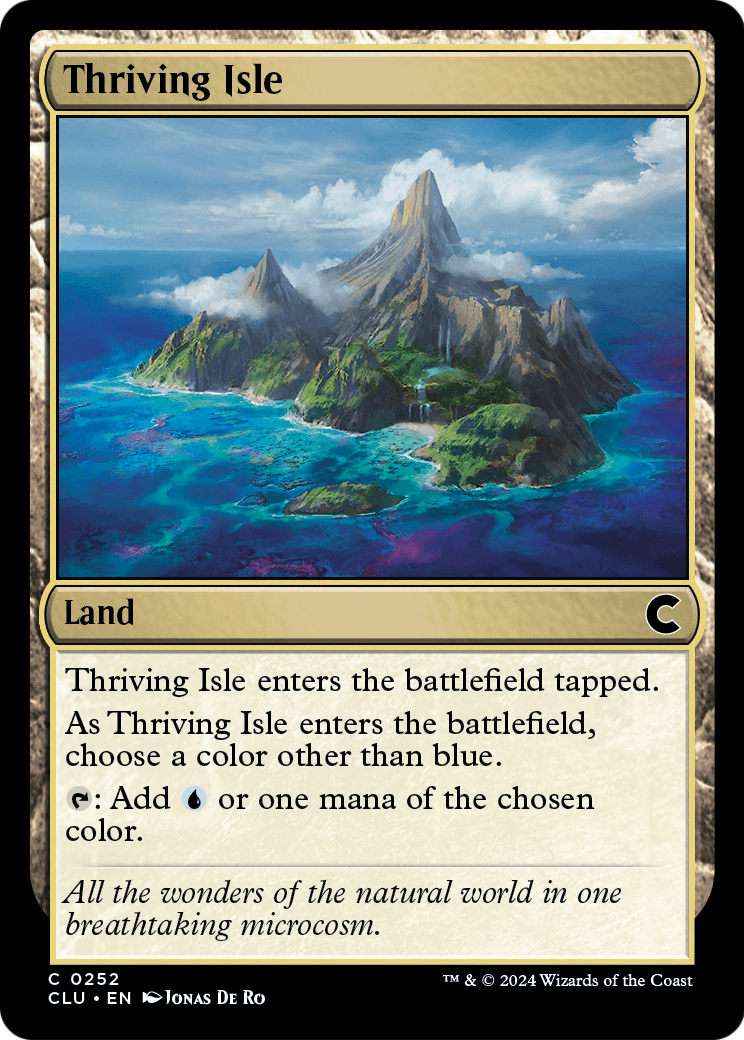 Thriving Isle (CLU-252) - Ravnica: Clue Edition