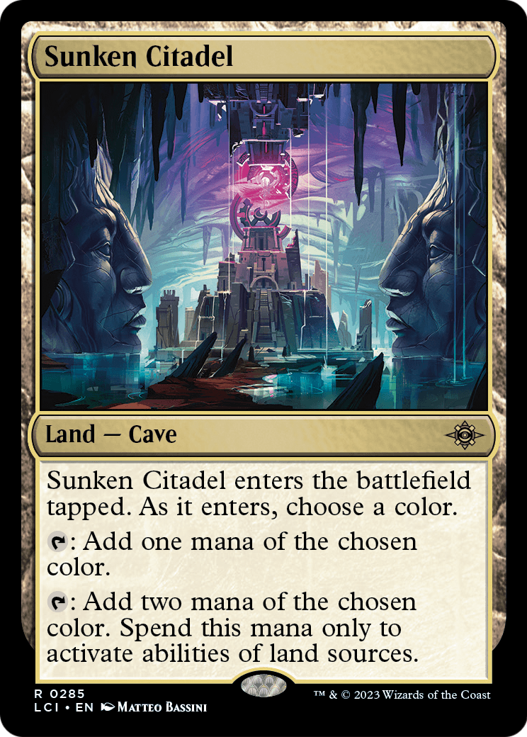 Sunken Citadel (LCI-285) - The Lost Caverns of Ixalan Foil
