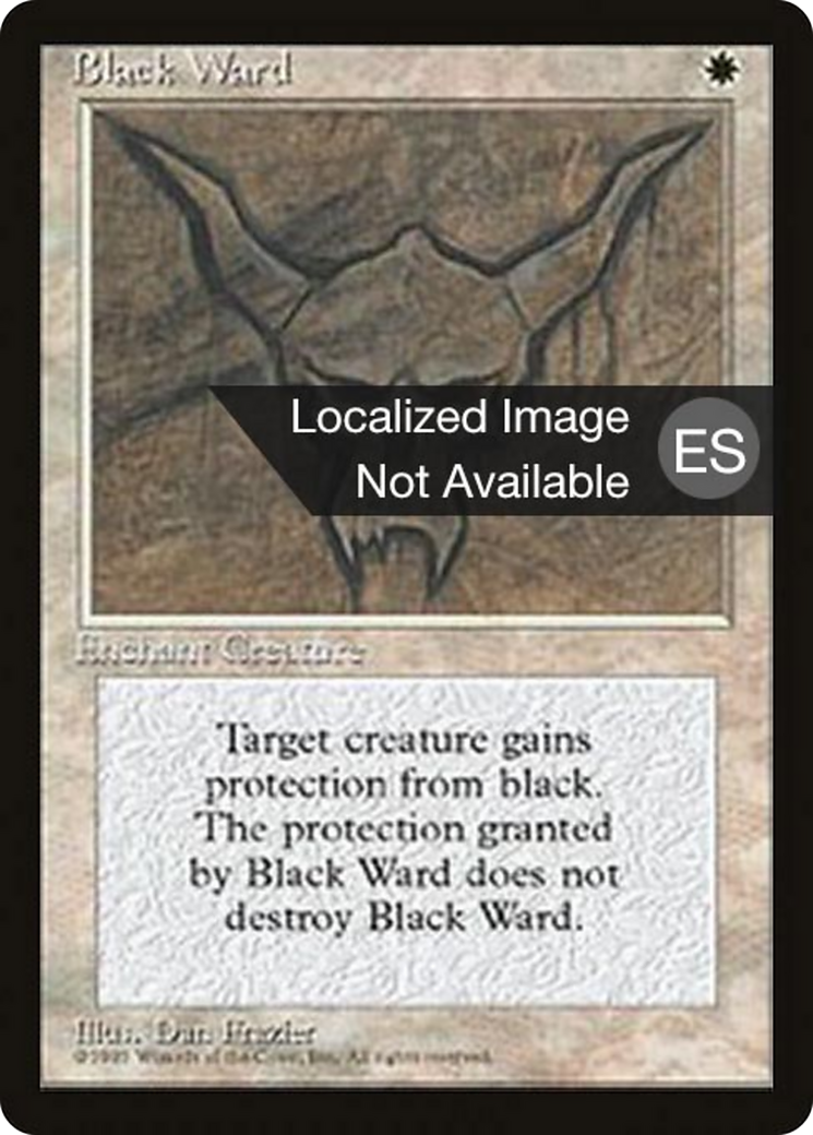 Black Ward (4BB-) - Fourth Edition Foreign Black Border