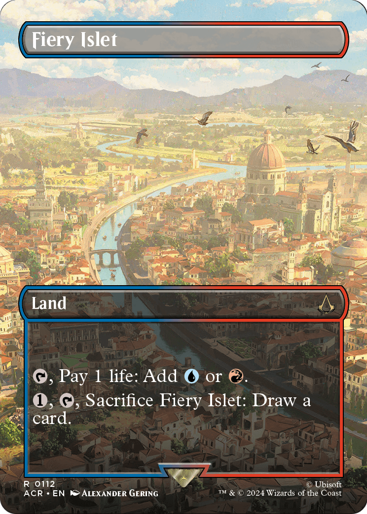 Fiery Islet (Borderless) (ACR-112) - Assassin's Creed