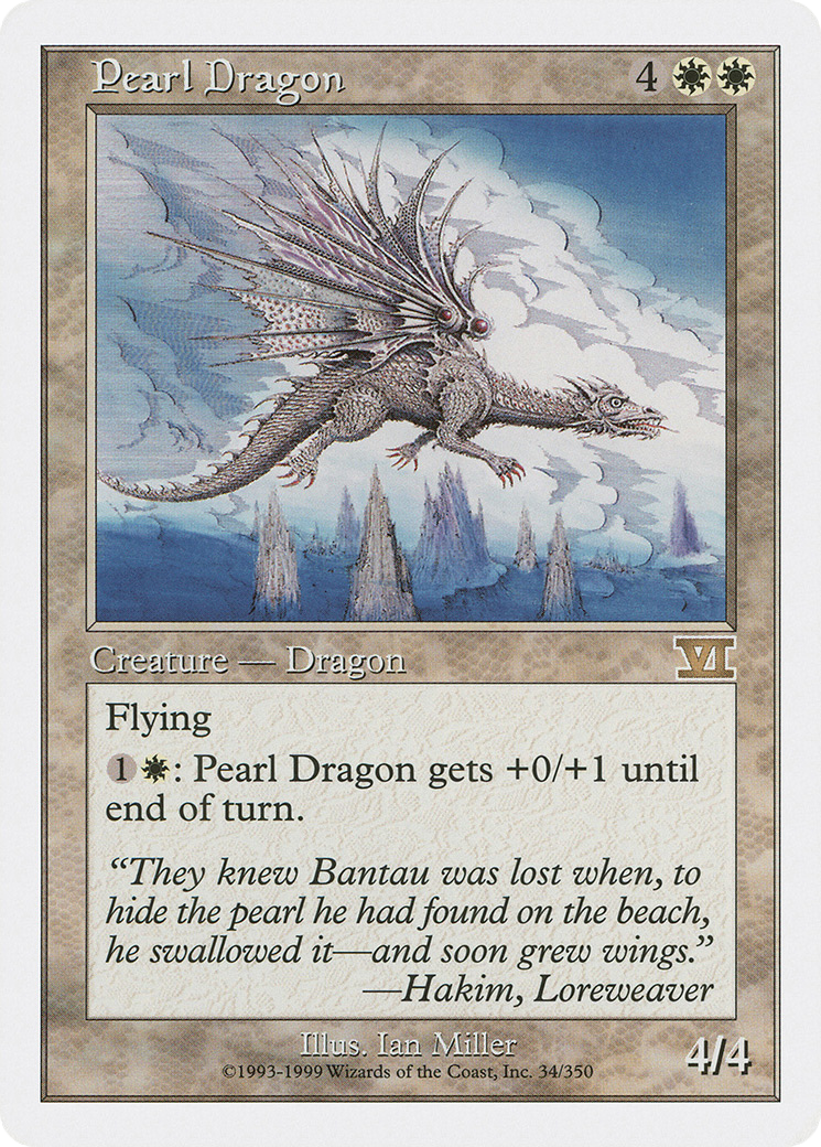 Pearl Dragon (6ED-034) - Classic Sixth Edition