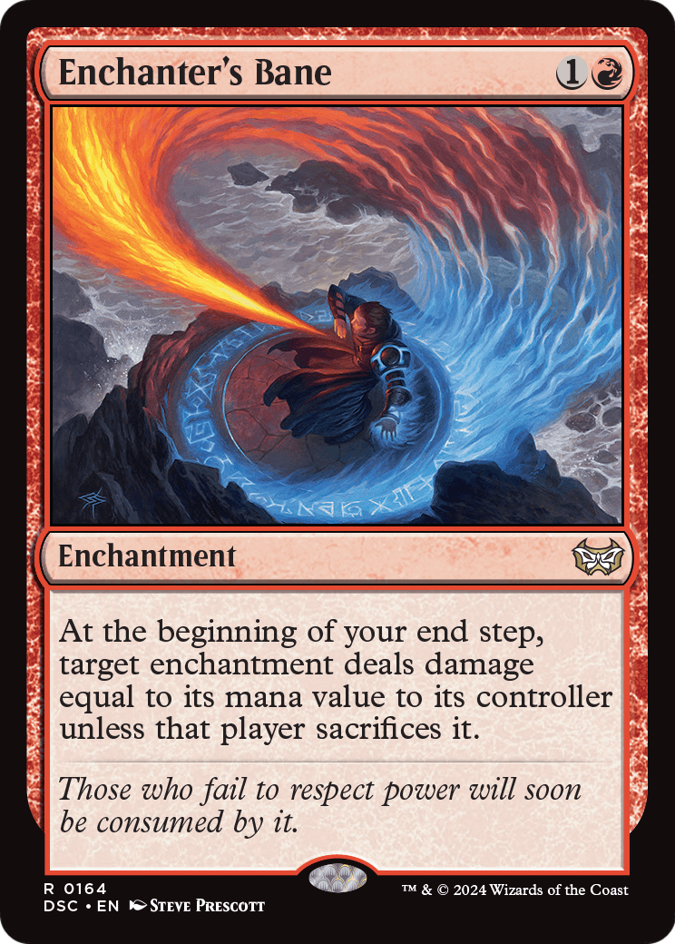 Enchanter's Bane (DSC-164) - Duskmourn: House of Horror Commander