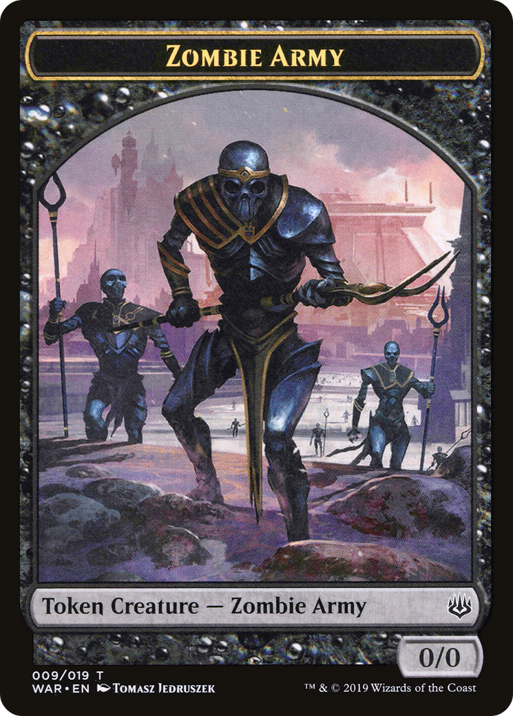 Zombie Army Token (009) (WAR-009) - War of the Spark Tokens
