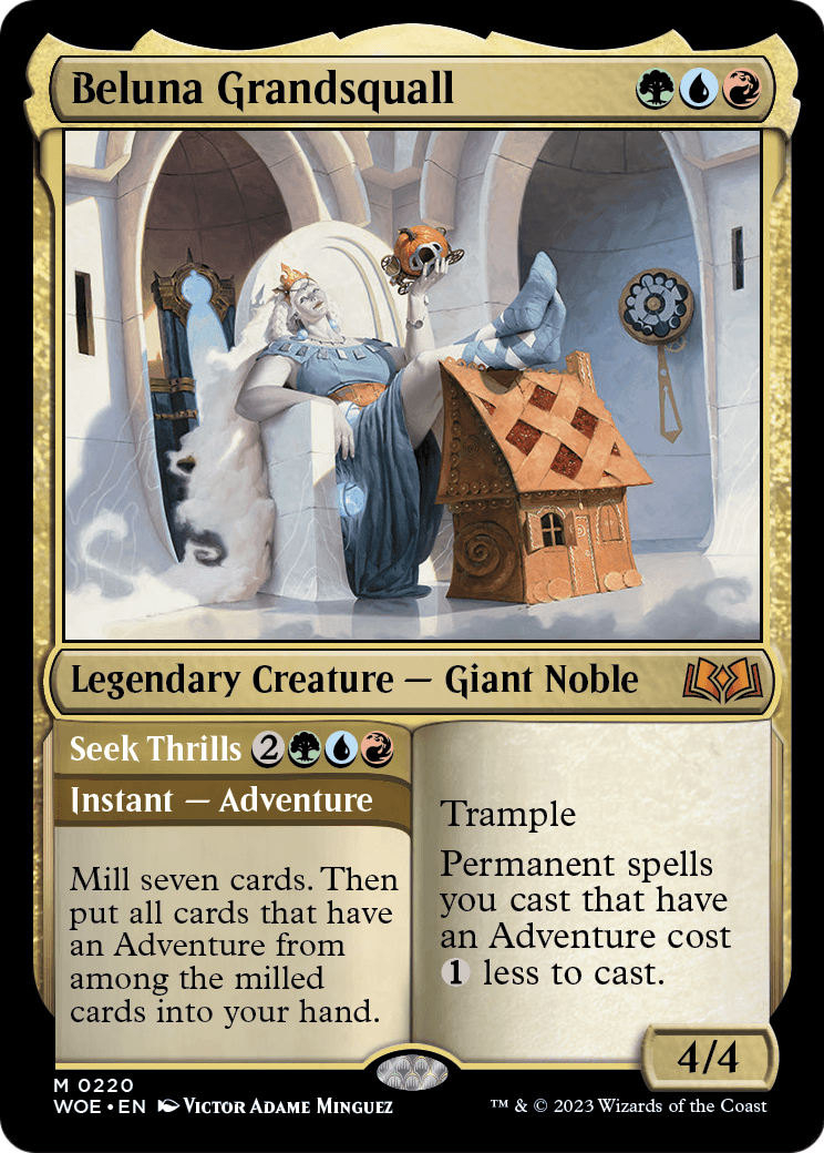 Beluna Grandsquall (WOE-220) - Wilds of Eldraine Foil