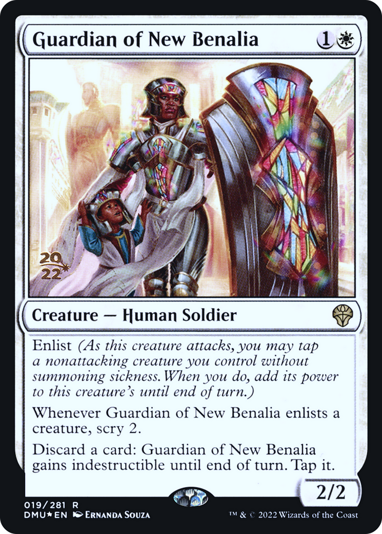 Guardian of New Benalia (PRE-019) - Dominaria United Promos Foil