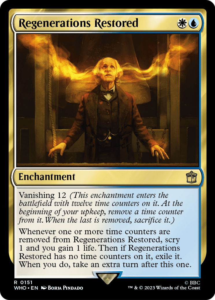 Regenerations Restored (WHO-151) - Doctor Who Foil