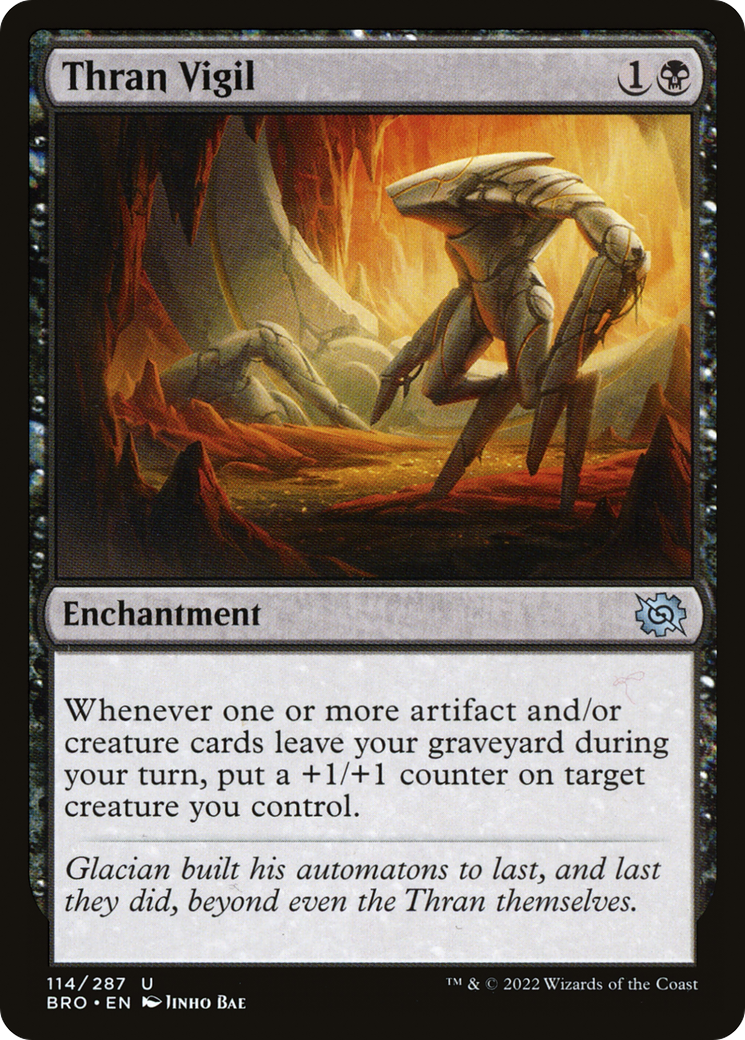 Thran Vigil (BRO-114) - The Brothers' War Foil