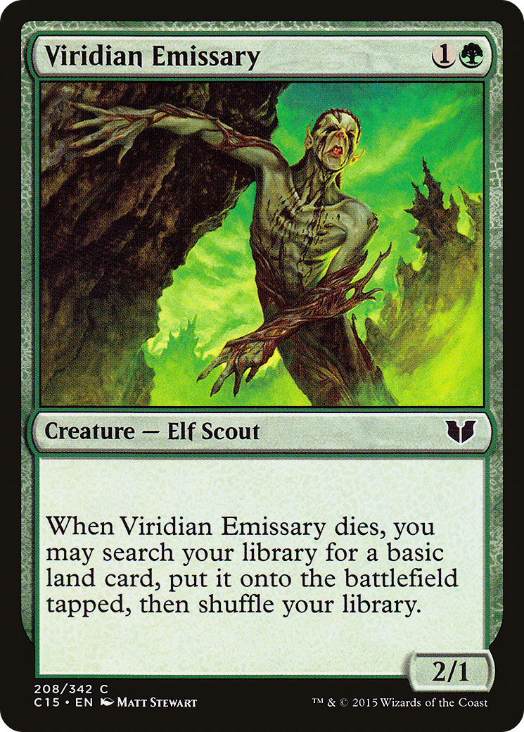 Viridian Emissary (C15-208) - Commander 2015