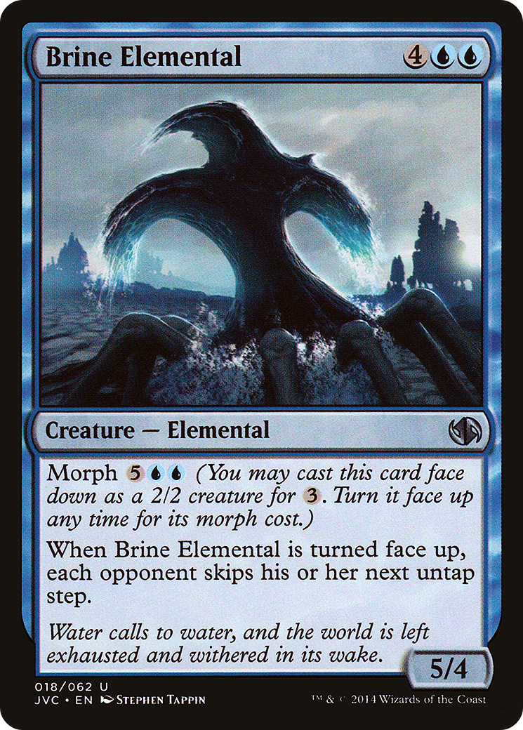 Brine Elemental (DD3-018) - Duel Decks Anthology: Jace vs. Chandra