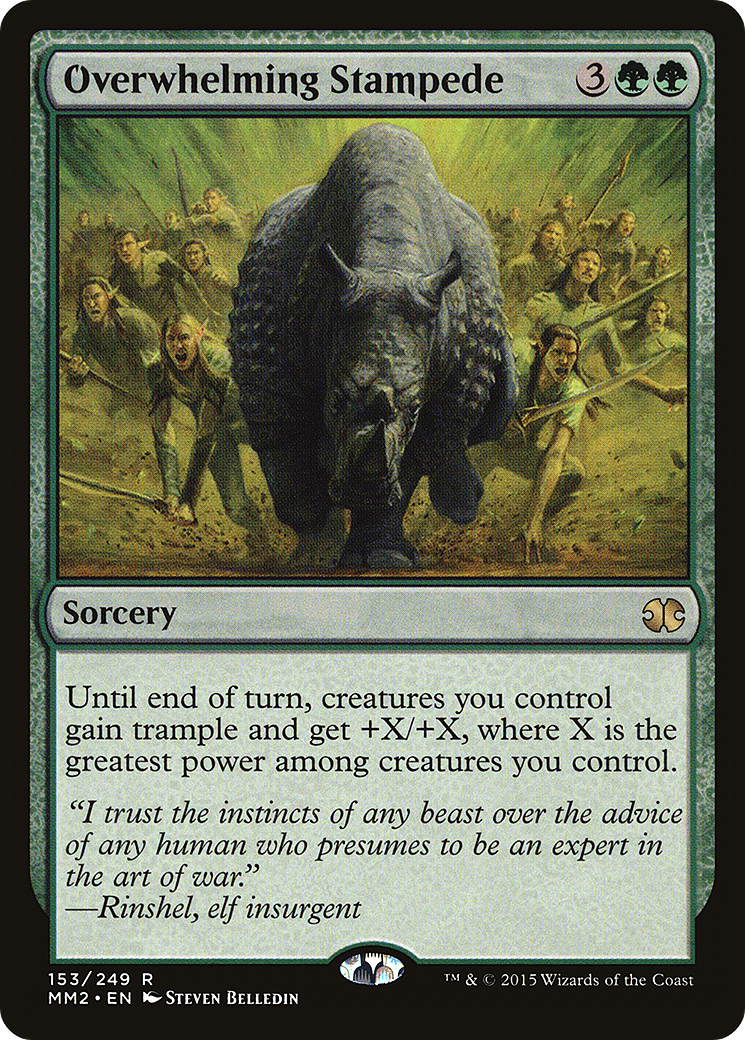 Overwhelming Stampede (MM2-153) - Modern Masters 2015