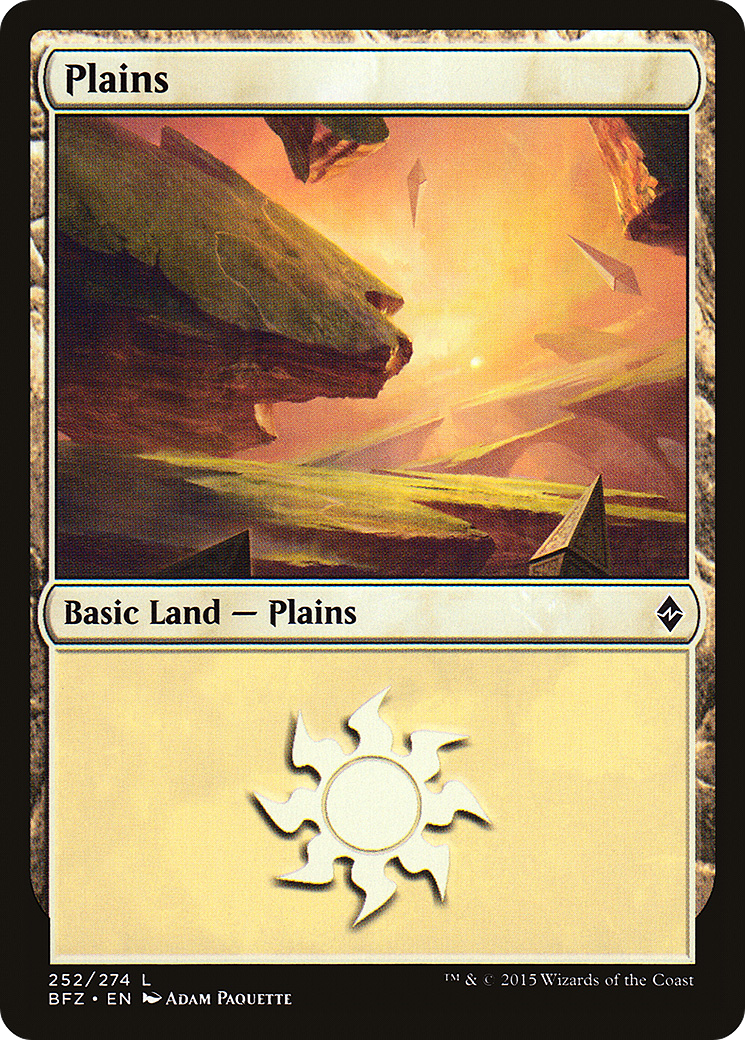 Plains (252) (BFZ-252A) - Battle for Zendikar