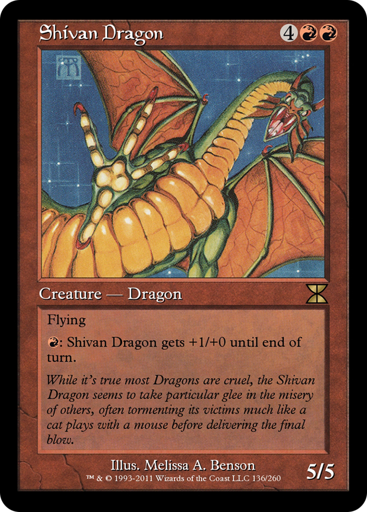 Shivan Dragon (ME4-136) - Masters Edition IV Foil