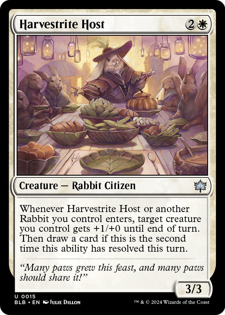 Harvestrite Host (BLB-015) - Bloomburrow Foil