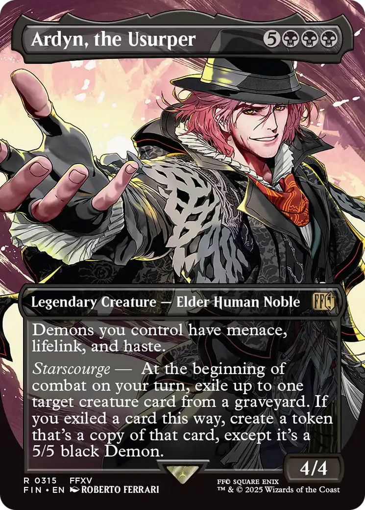 Ardyn, the Usurper (0315) (Borderless) (FIN-315) - FINAL FANTASY Foil
