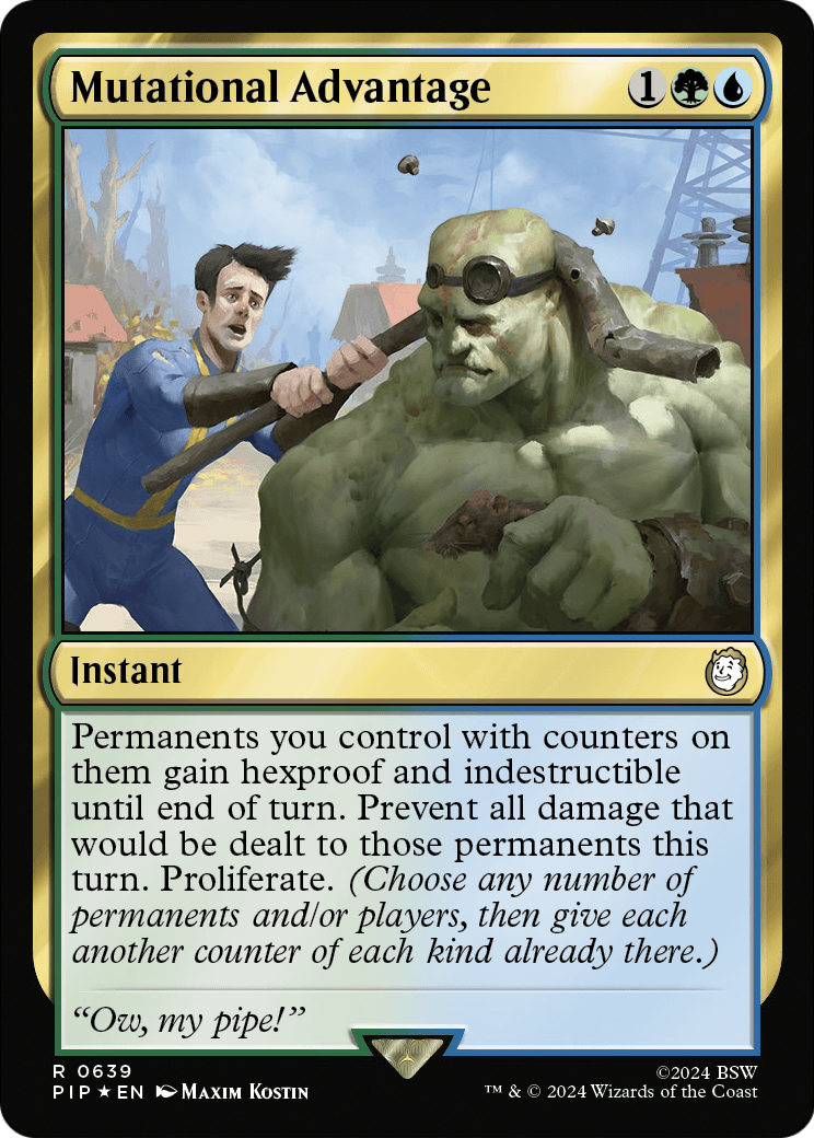 Mutational Advantage (Surge Foil) (PIP-639) - Fallout Foil