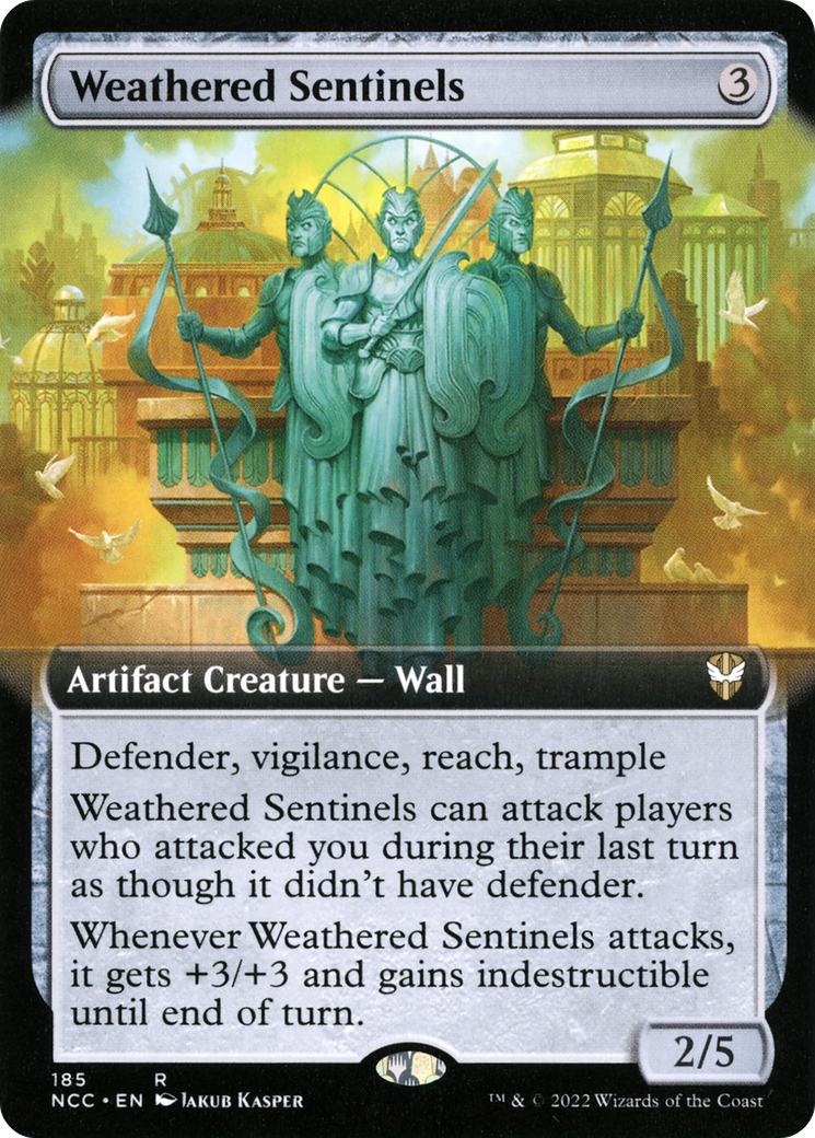 Weathered Sentinels (Extended Art) (NCC-185) - New Capenna Commander: (Extended Art)