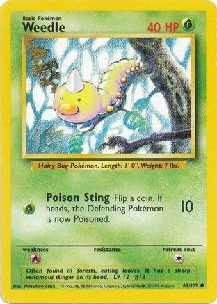 Weedle 069 Base Set - Common