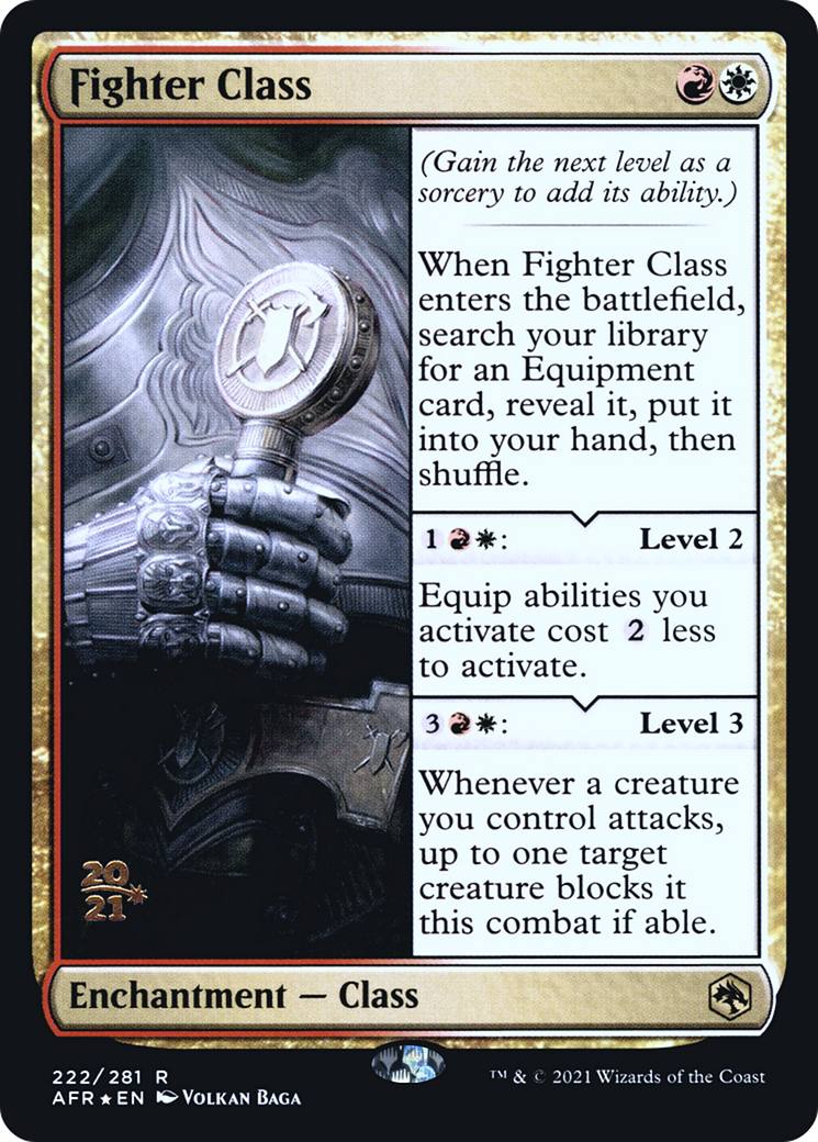 Fighter Class (PRE-222S) - Adventures in the Forgotten Realms Promos Foil