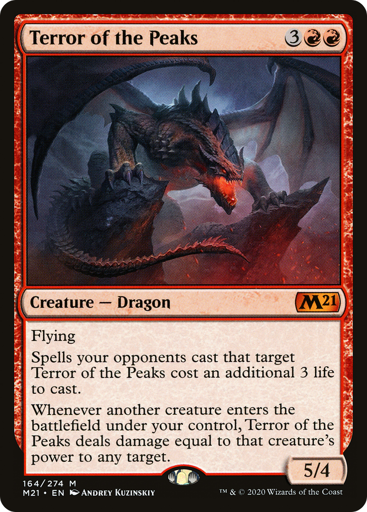 Terror of the Peaks (M21-164) - Core Set 2021 Foil