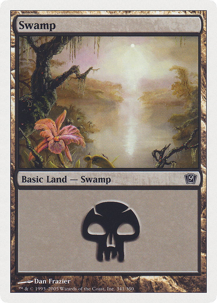 Swamp (341) (9ED-341) - 9th Edition