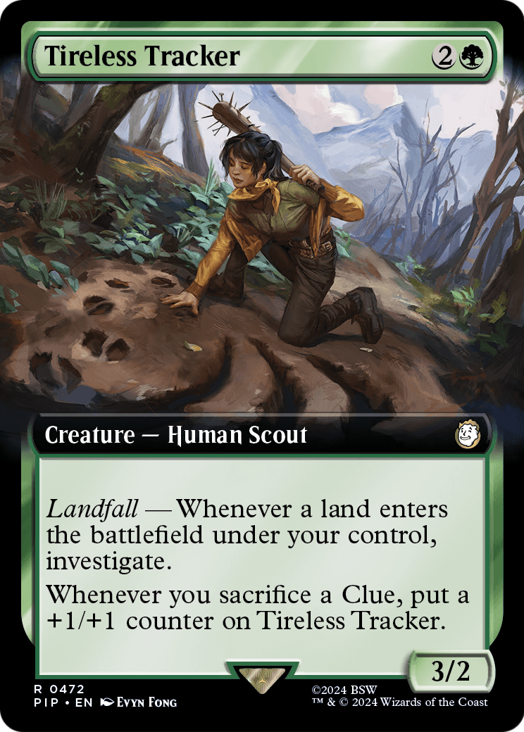 Tireless Tracker (Extended Art) (PIP-472) - Fallout: (Extended Art) Foil