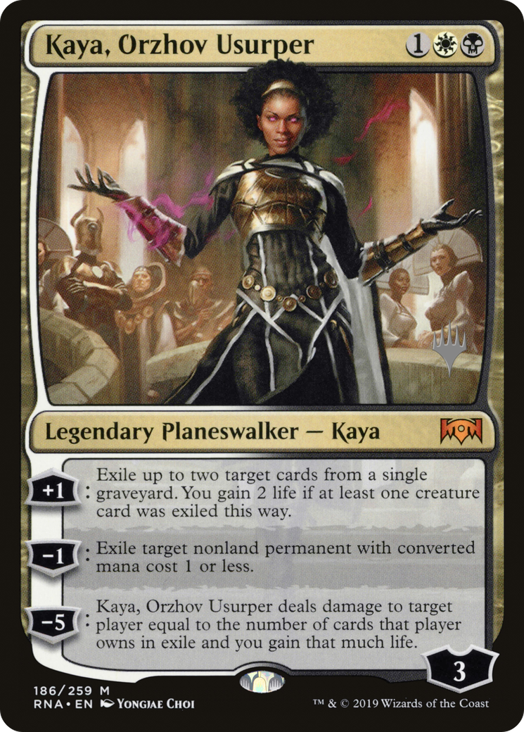 Kaya, Orzhov Usurper (PPELD-186) - Ravnica Allegiance Promos