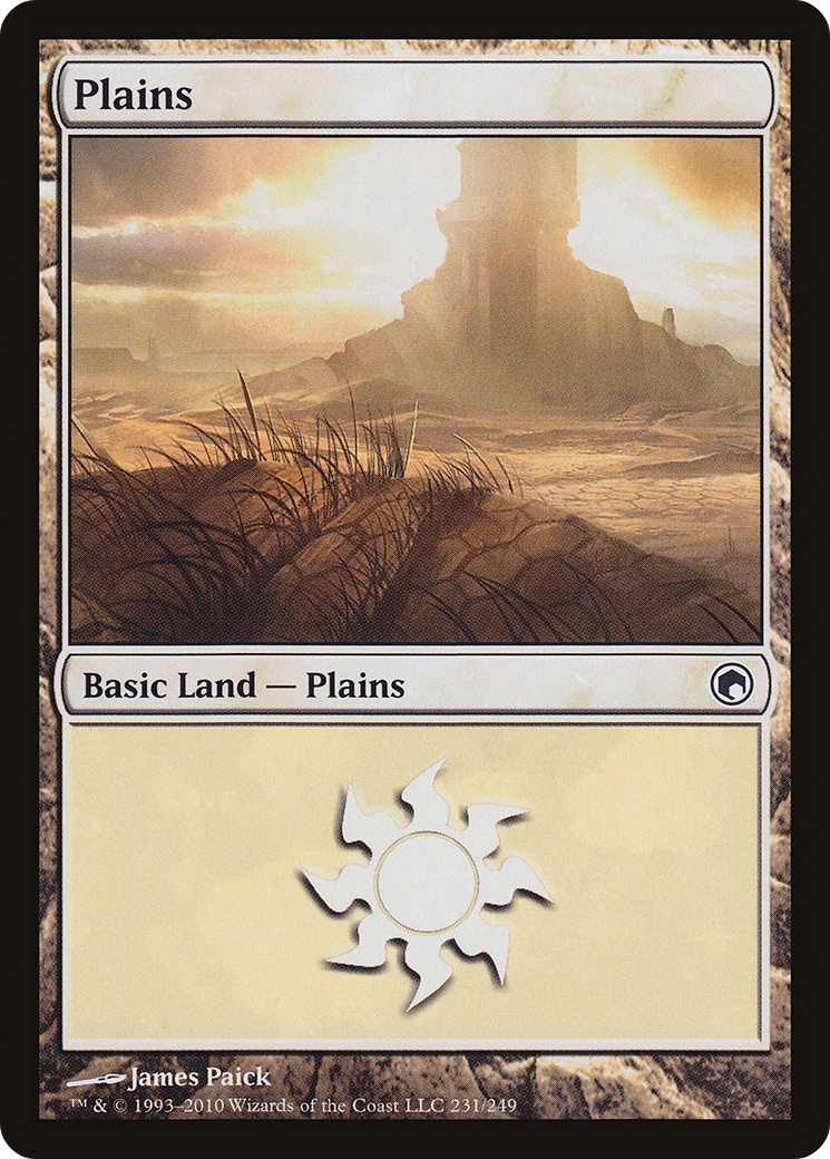 Plains (231) (SOM-231) - Scars of Mirrodin
