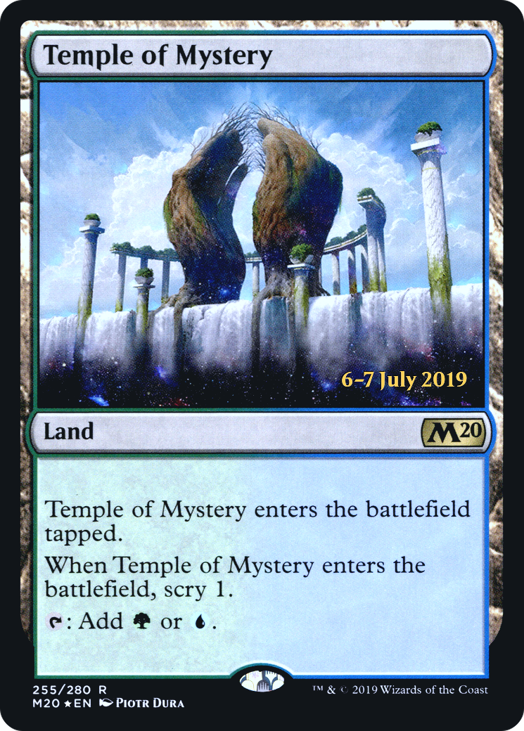 Temple of Mystery (M20) (PRE-255S) - Core Set 2020 Promos Foil
