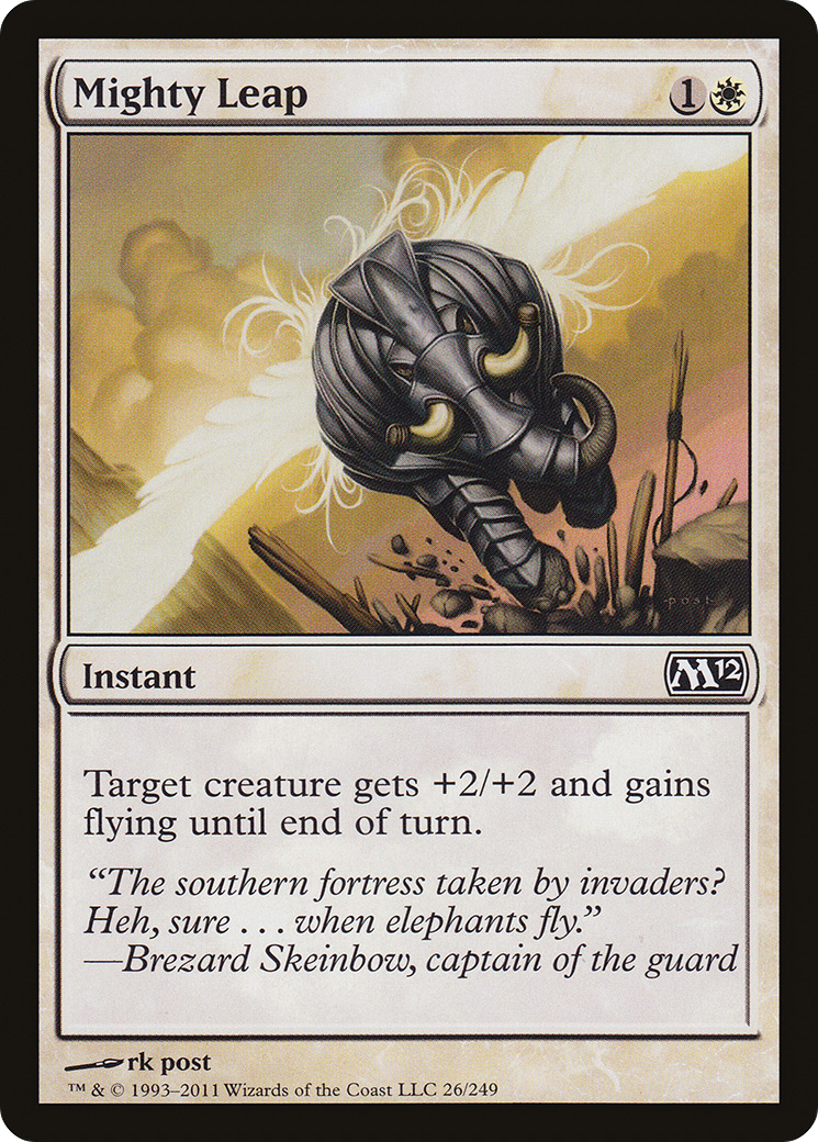 Mighty Leap (M12-026) - Magic 2012 Foil