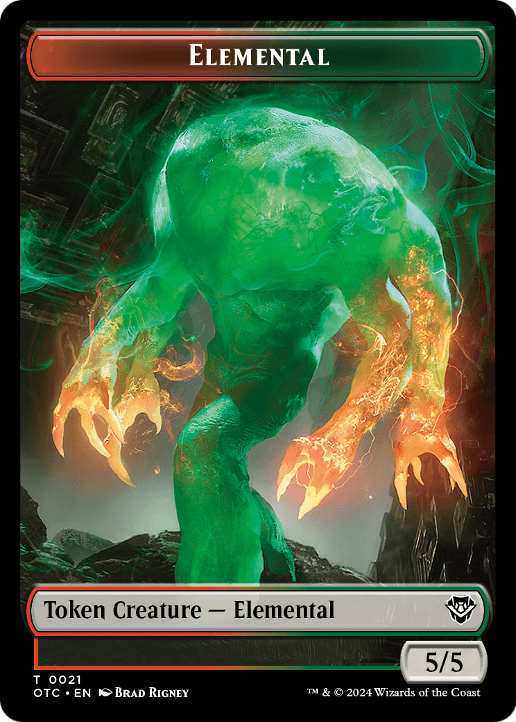Elemental (TOTC-021) - Outlaws of Thunder Junction Commander Tokens
