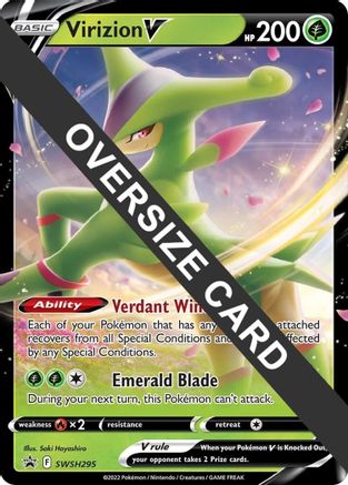 Virizion V - SWSH295 - Holofoil Jumbo Cards - Promo