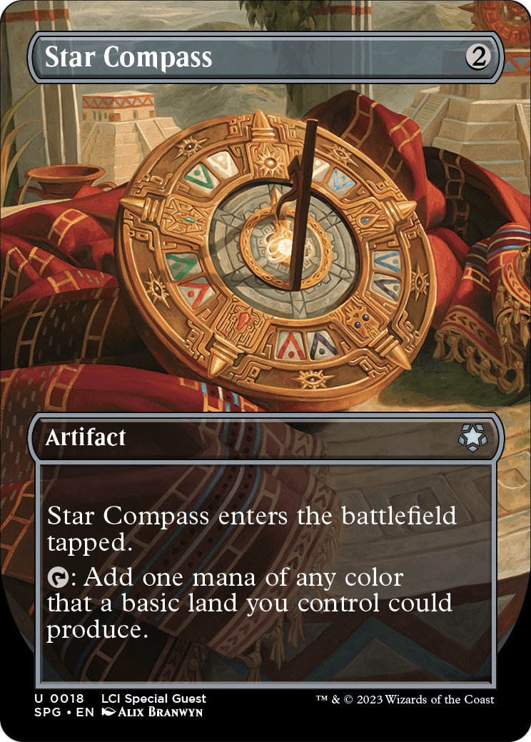 Star Compass (Borderless) (SPG-018) - Special Guests Foil