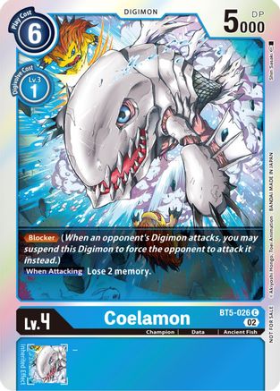 Coelamon (Official Tournament Pack Vol. 7) (BT5-026) - Battle of Omni Foil