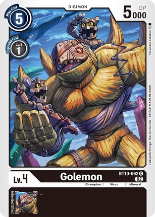 Golemon (BT10-062) - Xros Encounter