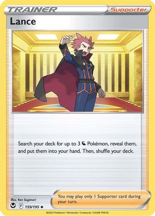 Lance 159 - Reverse Holofoil SWSH12 Silver Tempest - Uncommon