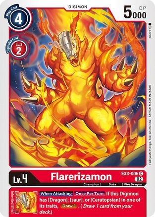 Flarerizamon (EX3-006) - Draconic Roar